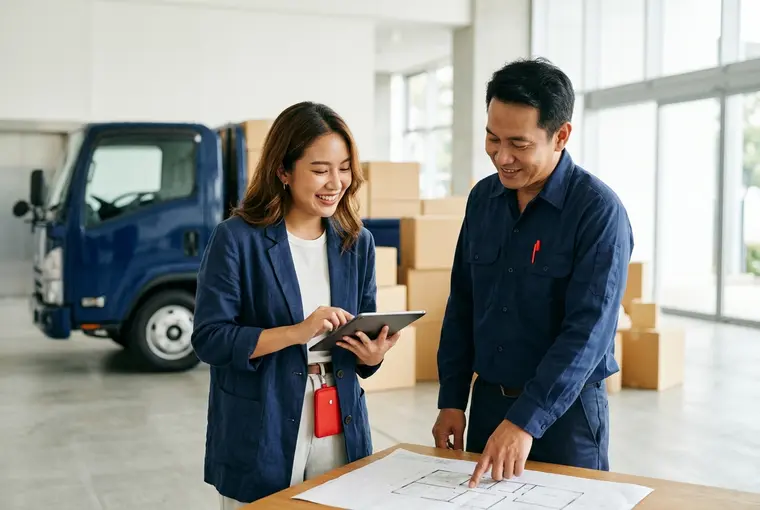 สองสัปดาห์ก่อนงาน เช็คกติกาฮอลล์และจองรถให้ตรงกับคิวขนของ