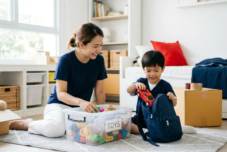 สองสัปดาห์ก่อนย้าย เตรียมใจลูกและเตรียมของอย่างเป็นระบบ