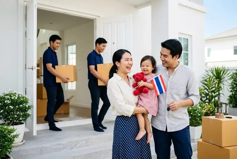 ภาพประกอบบทความ ย้ายบ้านที่มีเด็กเล็ก วางแผนอย่างไรให้ลูกไม่งอแง ของลูกไม่หาย พ่อแม่ไม่หมดแรงก่อนถึงบ้านใหม่