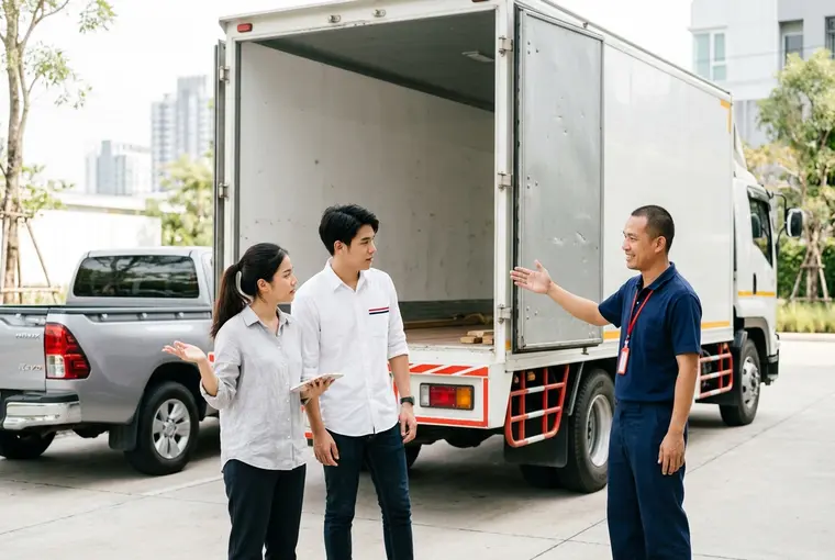 รถรับจ้างใกล้ฉันมีกี่แบบ เลือกขนาดรถให้ตรงกับของที่จะขน